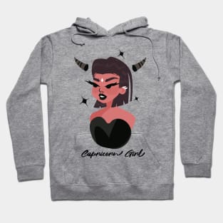 Capricorn Girl Zodiac Sign Astrology Hoodie